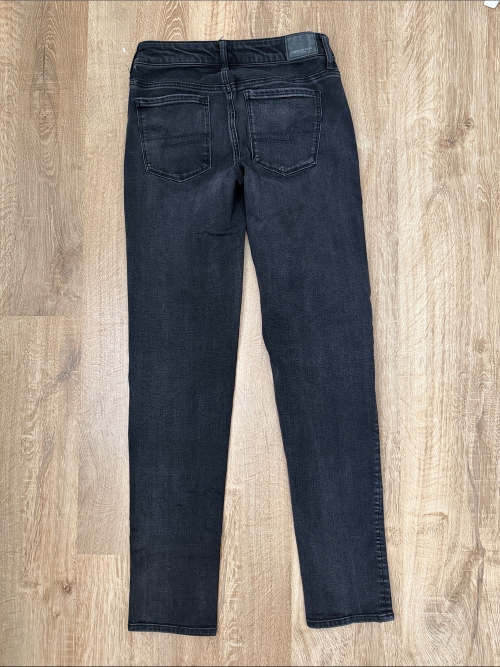 American Eagle Outfitters Women’s Dark Gray/Black Skinny Jeans - Picture 3 of 11